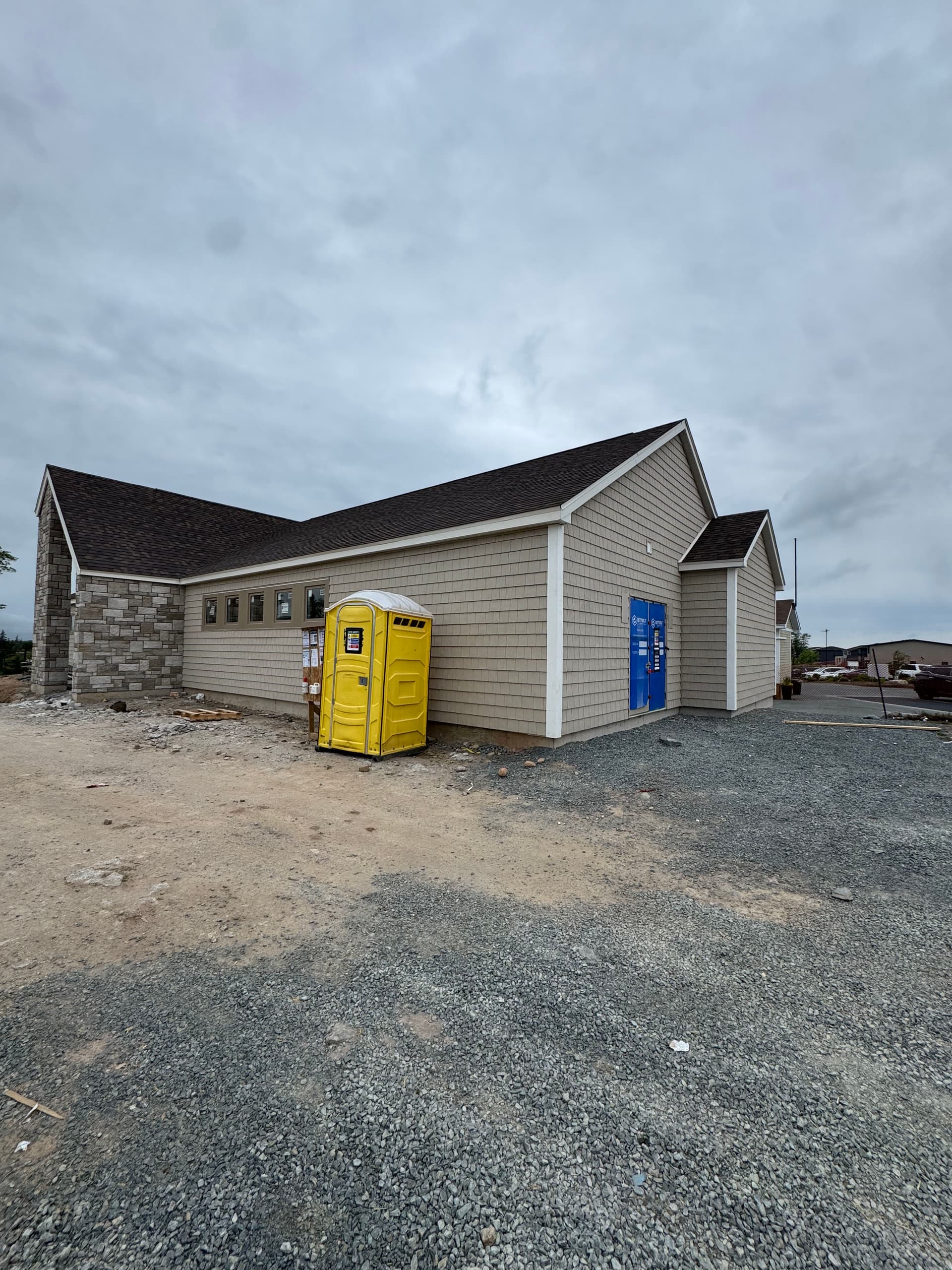 Gallery photos for Vinyl Shake Siding, PVC Trim and Custom Soffit Work for a Local Golf Course: Image #1
